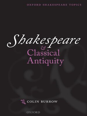 cover image of Shakespeare and Classical Antiquity